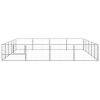 Dog Kennel Silver 215.3 ft¬≤ Steel