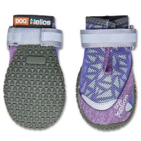 Dog Helios 'Surface' Premium Grip Performance Dog Shoes (Color: Purple, size: medium)