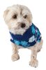 Argyle Style Ribbed Fashion Pet Sweater